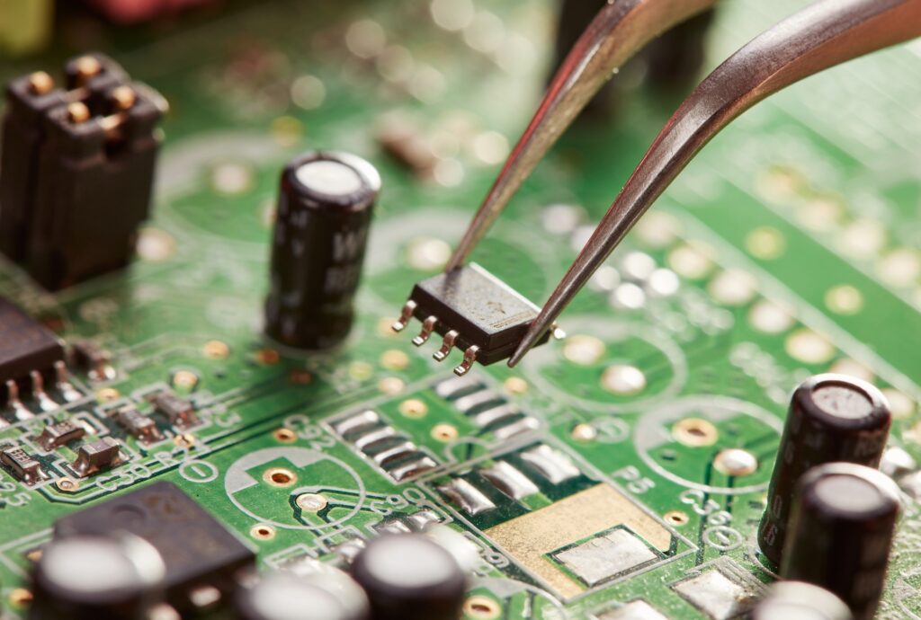 BGA repair and component rework at RTR Electronics in Limerick